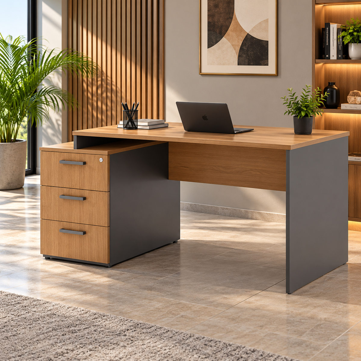 High-quality MDF Wood Office - HFS-032