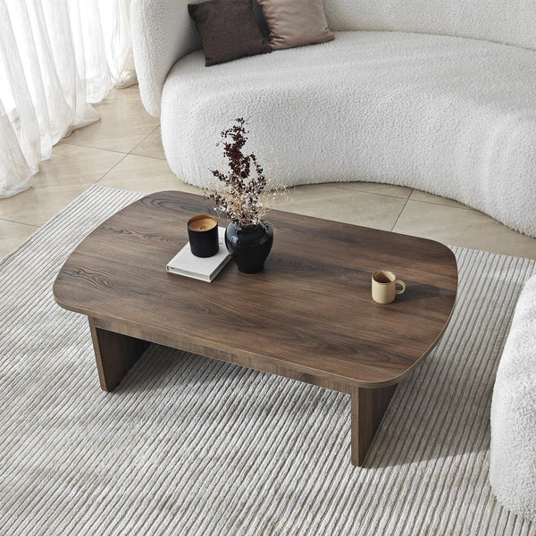 Rectangular Coffee Table – Dark Wood Brown | MDF 17mm Melamine