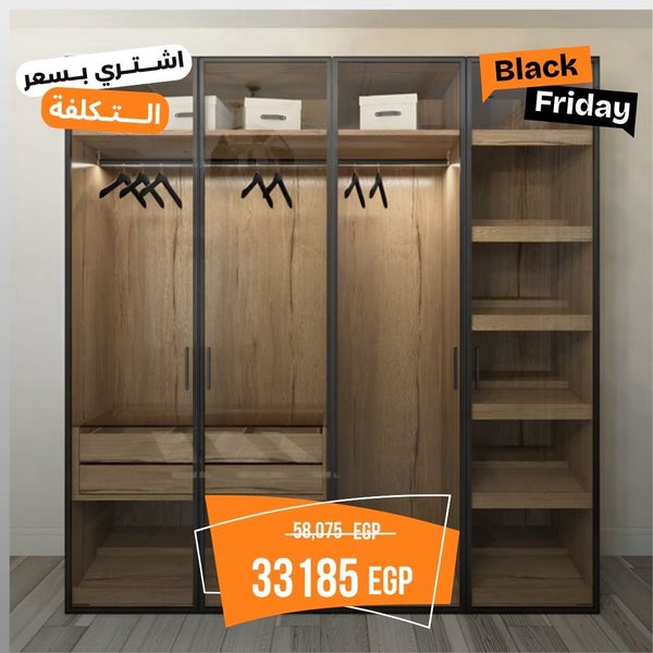 دريسنج روم خشب MDF – تصميم عصري وواسع