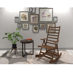 Luxury Romanian Red Beech Wood Rocking Chair – Comfortable and Classic Design | OBG-014