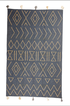 Natural Wool Rug Handmade Multicolor – Model ROF-037