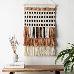 Natural Wool Wall Carpet Handmade – Multiple Colors – Model ROF-075