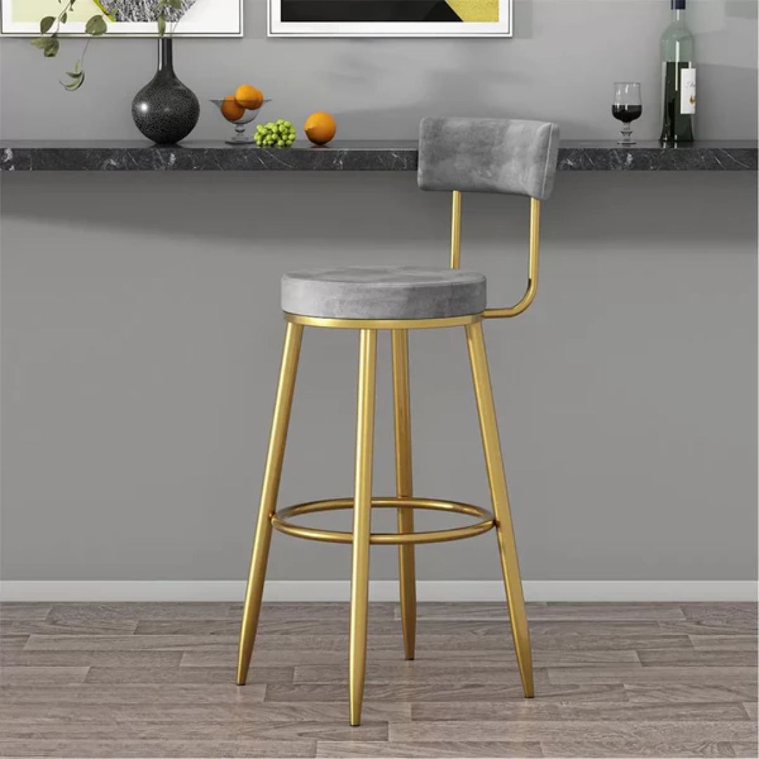 كرسي بار قماش قطيفة -  MSC-437 - 50cmX103cm