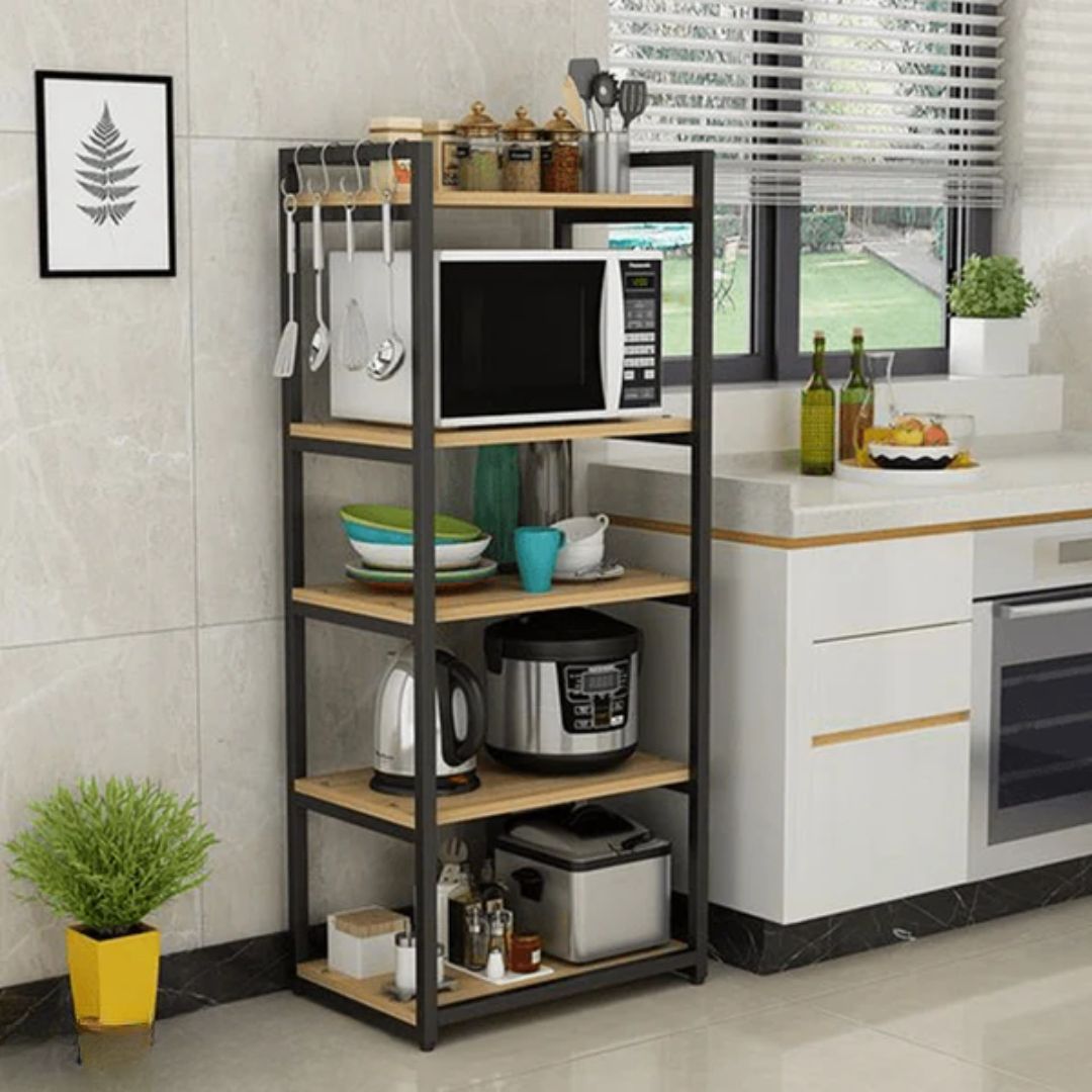 استاند مطبخ معدني عصري – 64×40×165 سم
