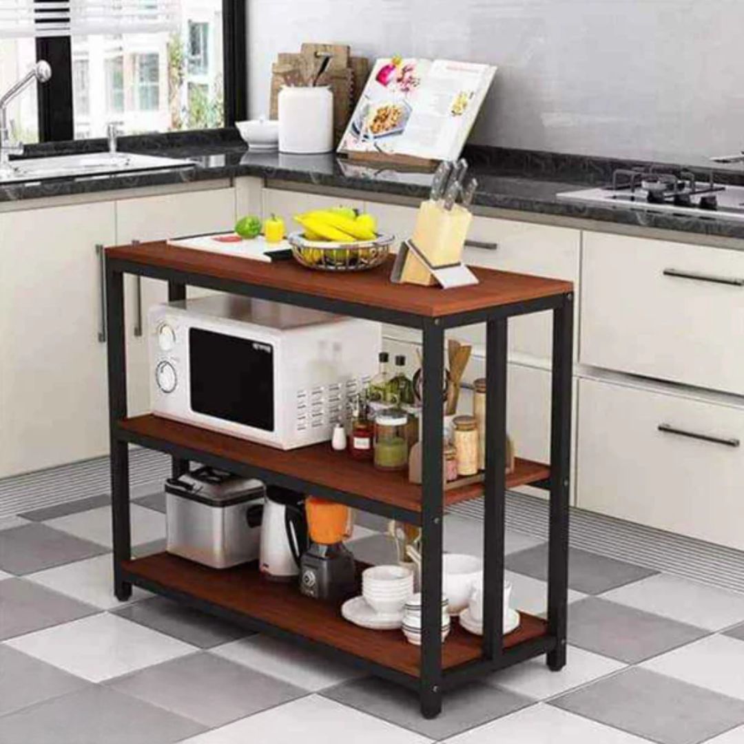 استاند مطبخ معدني عصري – 100×30×100 سم
