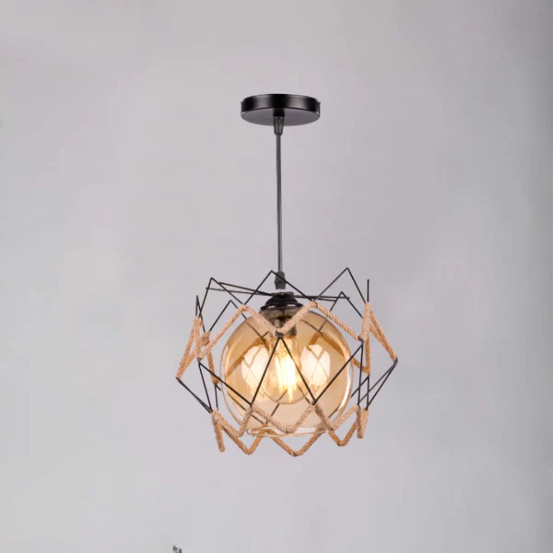 Aluminum chandelier with a sleek modern design that adds a luxurious touch to your home.