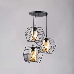Aluminum chandelier with a modern and luxurious design