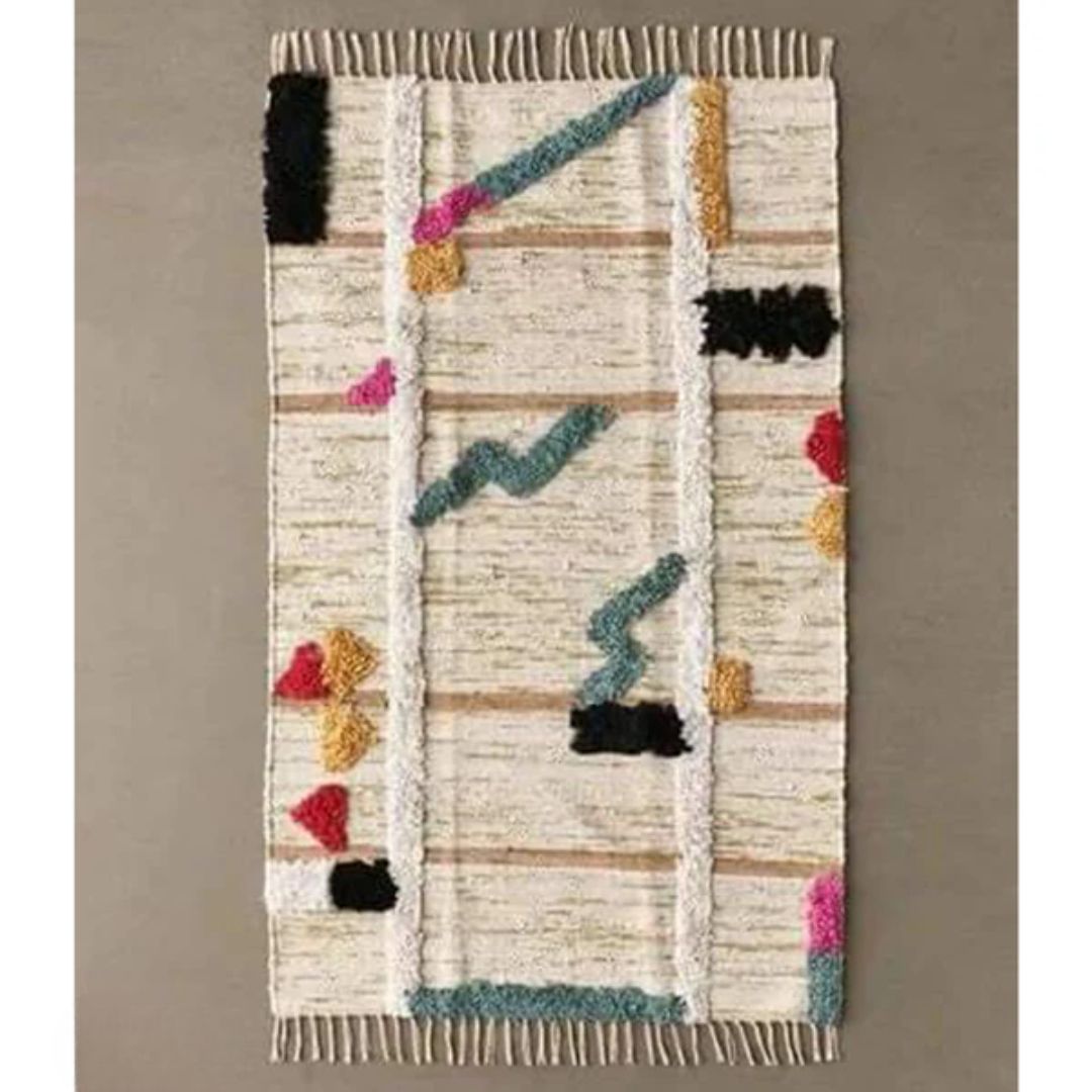 Handmade pure wool rug - 200x150cm - LUS-224