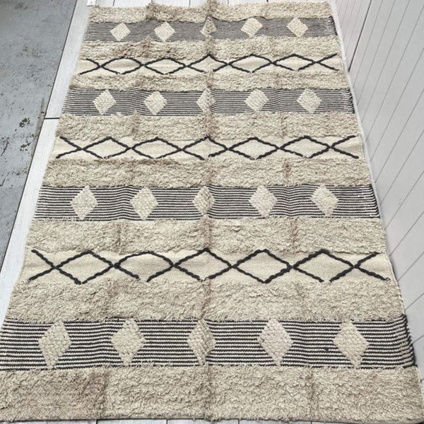 سجادة هاند ميد من الصوف الخالص - 200x150cm - LUS-294