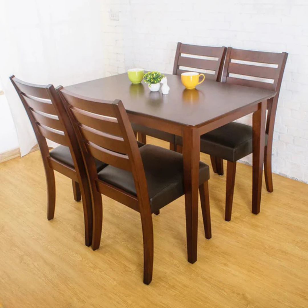 Dining table - 5 pieces of high quality beech wood - KYN-192