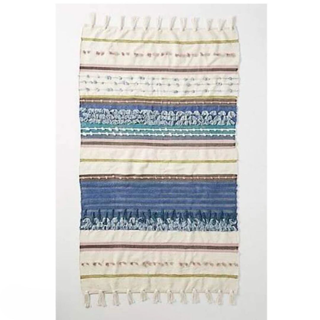 Handmade pure wool rug - 80x150cm - LUS-220
