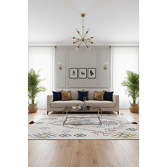 Natural Wool Rug Handmade Multicolor – Model ROF-004