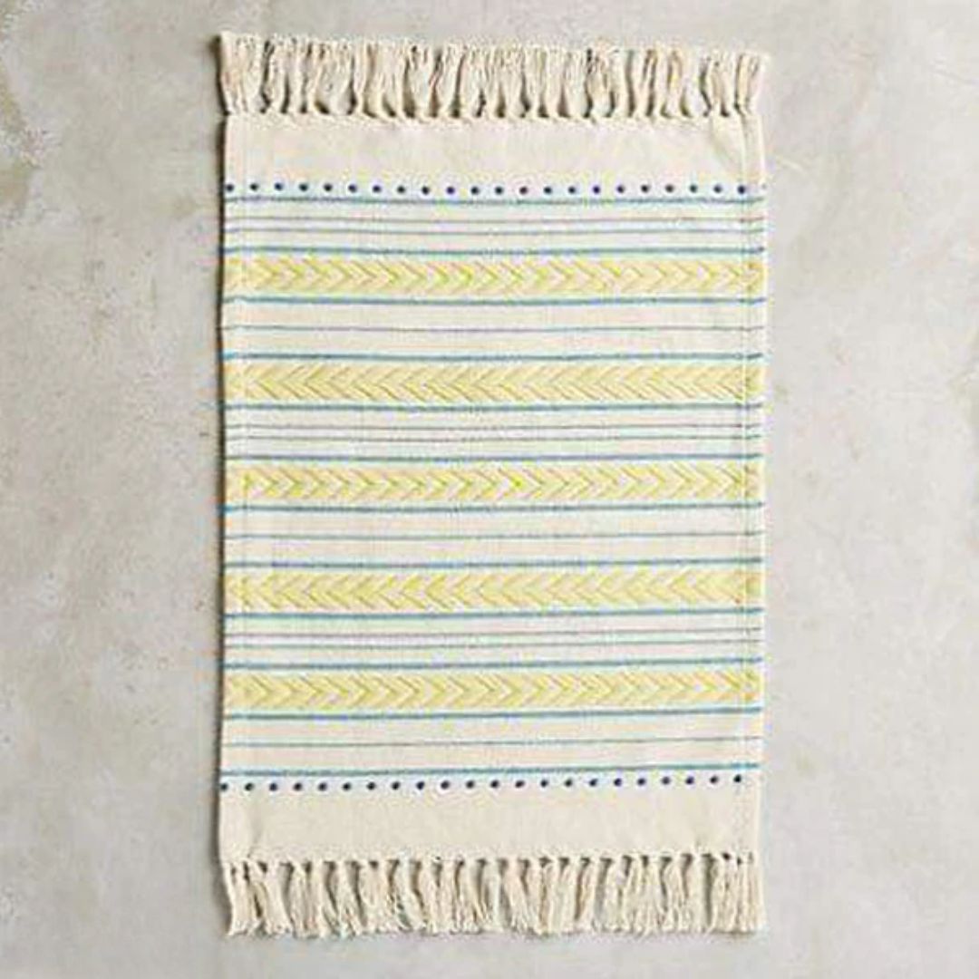 Handmade pure wool rug - 80x150cm - LUS-298