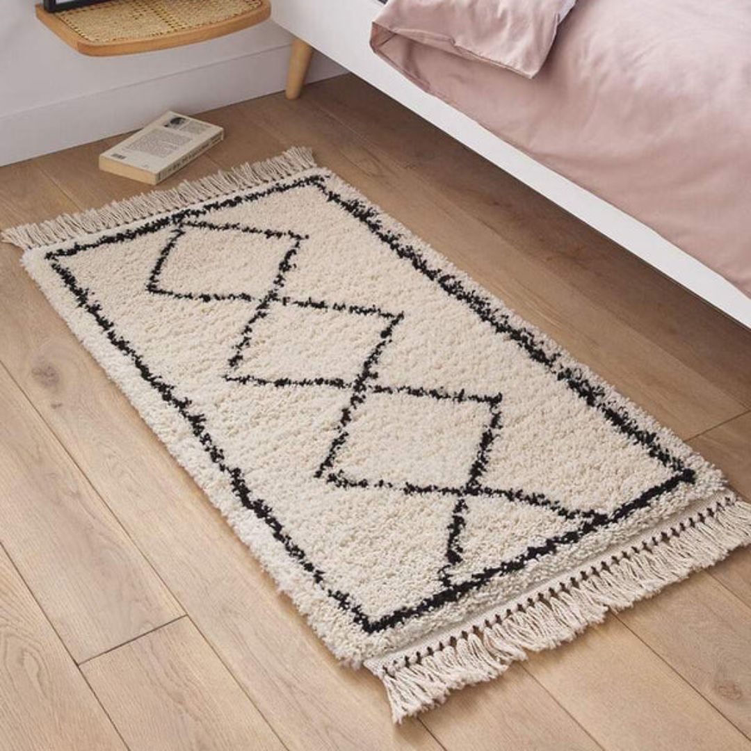 Handmade pure wool rug - 80x150cm - LUS-308