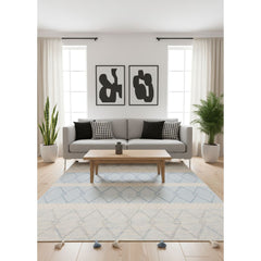 Natural Wool Rug Handmade Multicolor – Model ROF-034