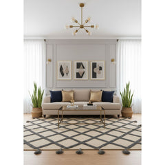 Natural Wool Handmade Multicolor Rug – Model ROF-009