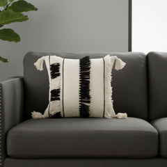 Natural Wool Cushion Fully Handmade – Cotton and Fiber Filling – Size 50×50 cm – Model ROF-091