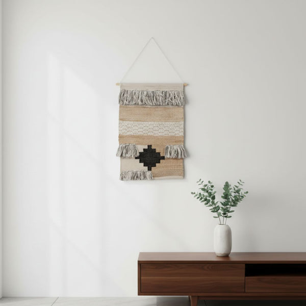 سجادة حائط صوف طبيعي صناعة يدوية – ألوان متعددة – موديل ROF-073