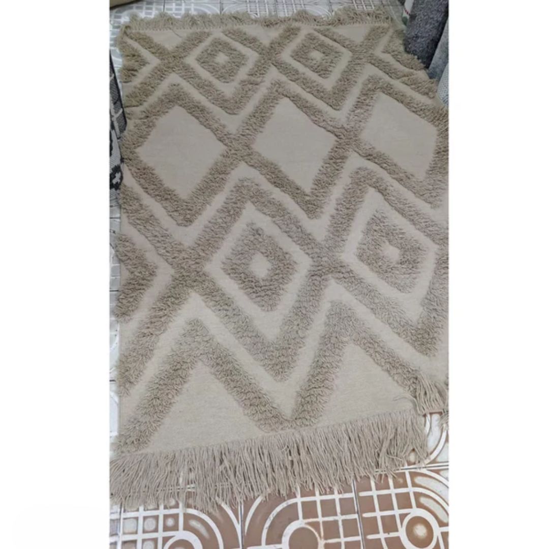 Handmade pure wool rug - 80x150cm - LUS-309