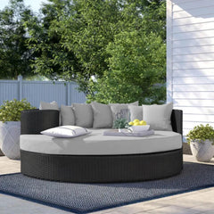 Burrito rattan sofa for large areas and hotels
