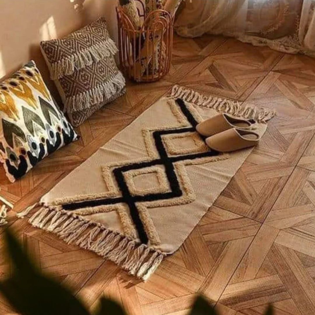 Handmade pure wool rug - 70x100cm - LUS-167
