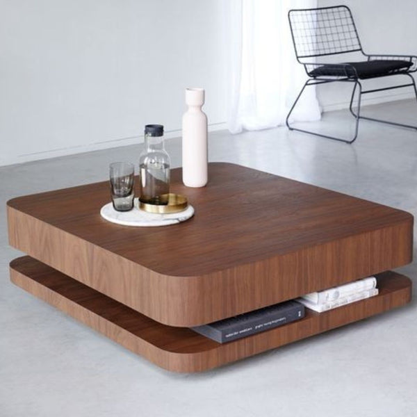 تربيزة قهوة خشب كونتر بقشرة طبيعية بدهان أوستر – موديل CHW-079