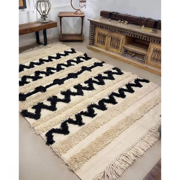 سجادة هاند ميد من الصوف الخالص - 200x150cm - LUS-324