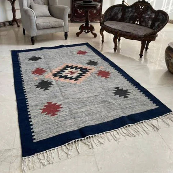 سجادة هاند ميد من الصوف الخالص - 200x300cm - LUS-212