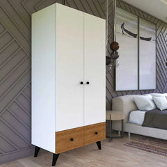دولاب خشب MDF بطبقة ميلامين 80×50×200 سم –