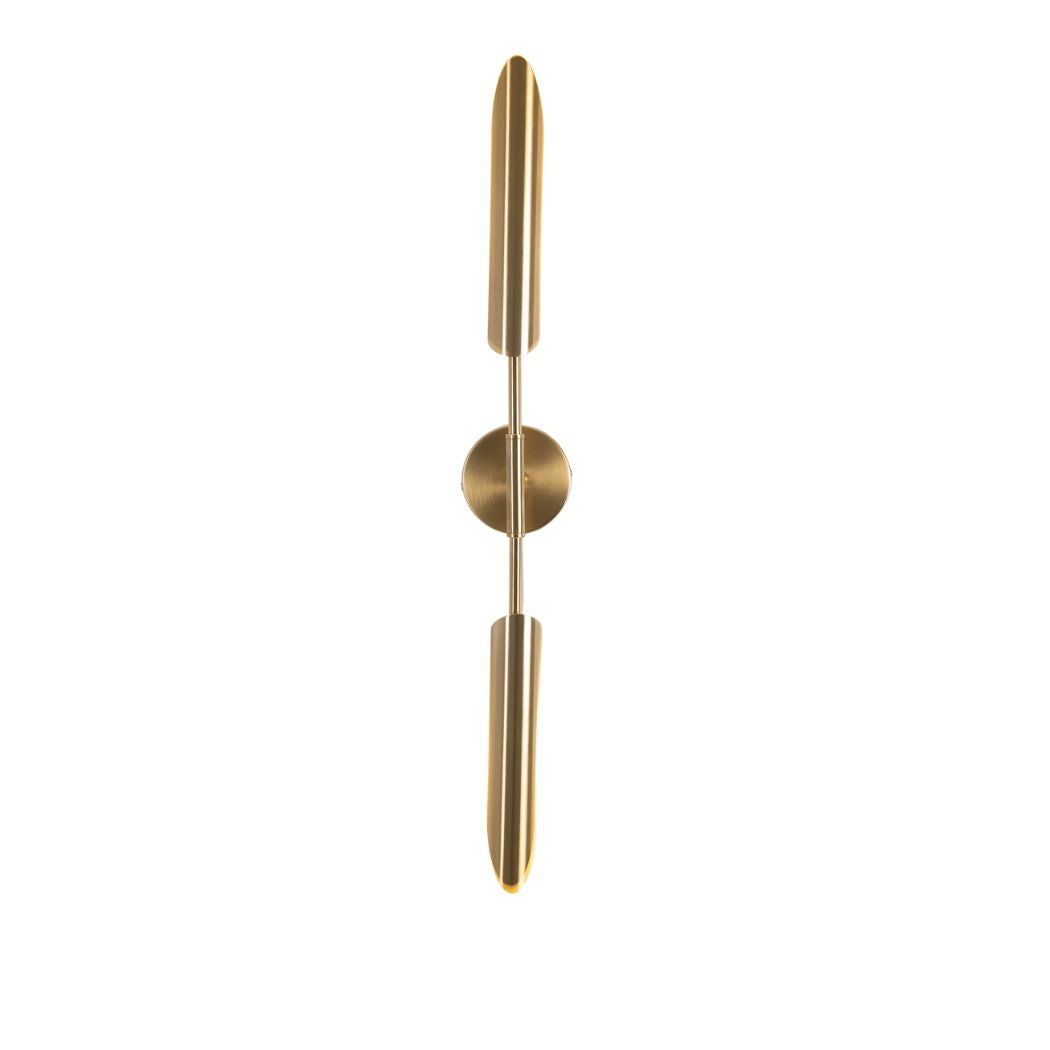Double Metal Wall Sconce in Gold Color Model WDD-058 – Luxury Design with Modern Lighting from Oscar Furniture
