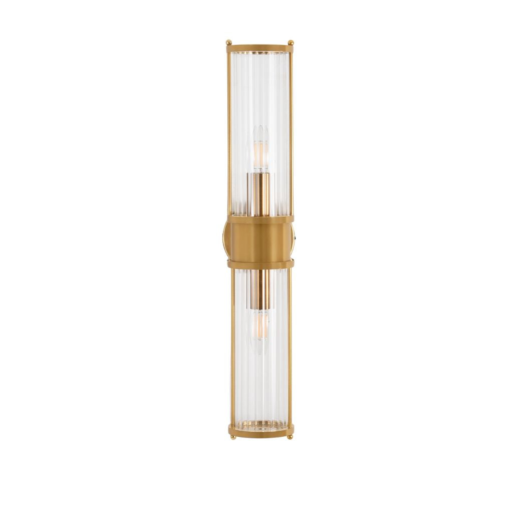 Wall sconce metal and transparent glass model WDD-056 – Elegant design with modern lighting from Oscar Furniture