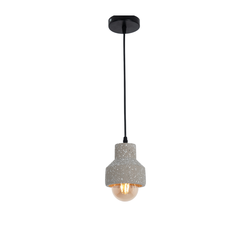 Concrete Ceiling Pendant Gray Color – Modern Elegant Industrial Design – Model WDD-037