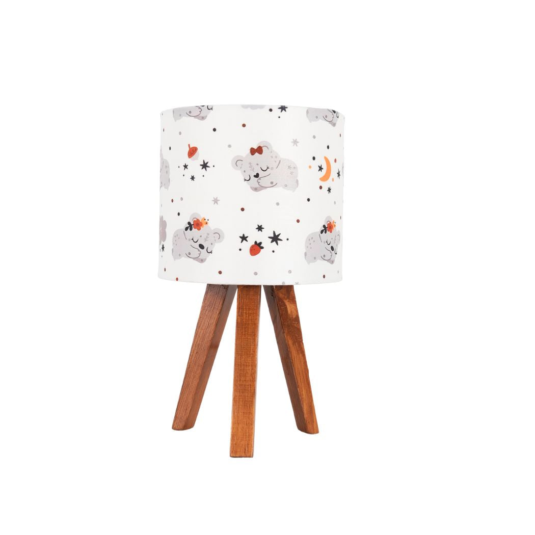 Wooden Floor Lamp in Brown Color Model WDD-050 – Elegant Luxury with a Warm Touch from Oscar Furniture
