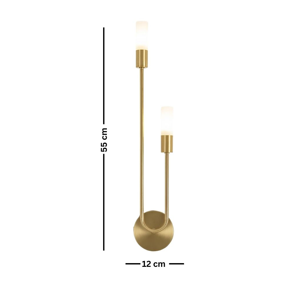 Double Metal Wall Sconce with G9 Bulb Sockets Model WDD-060 – Luxury Design with Modern Lighting from Oscar Furniture