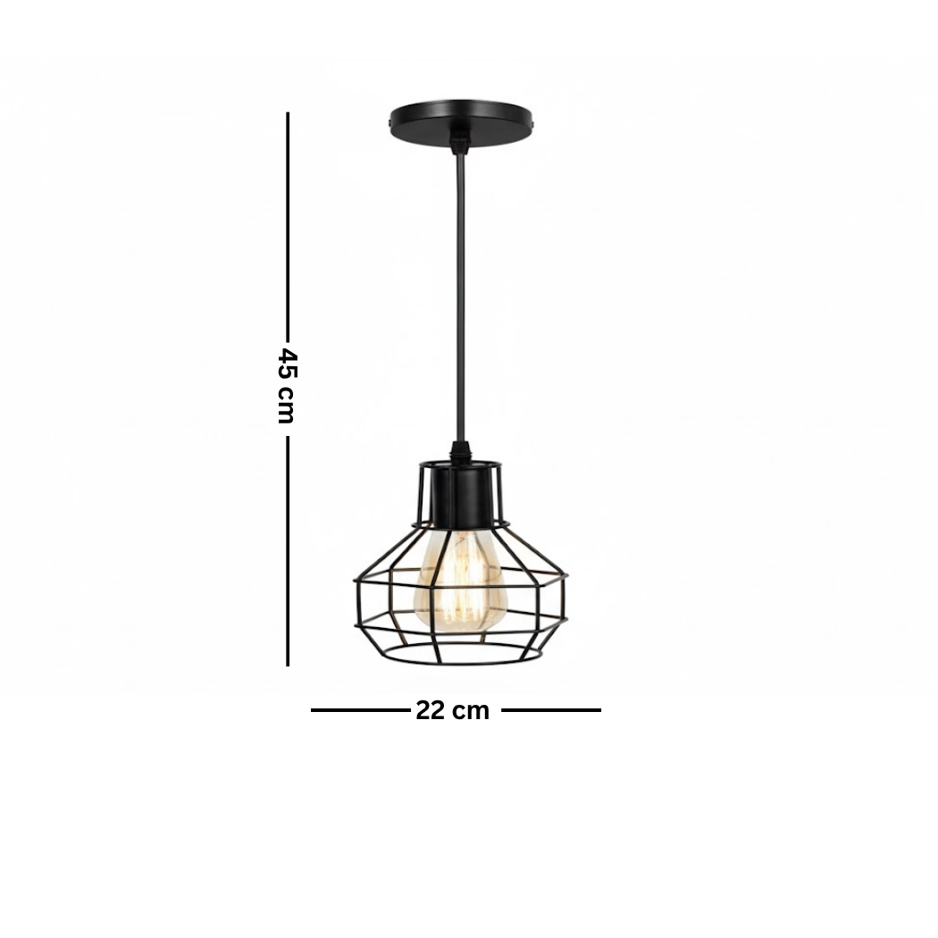 Single Metal Ceiling Pendant Electrostatic Rust-Resistant Coating – Model SKN-005 from Oscar Furniture