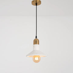 Concrete Ceiling Pendant White Color – Simple and Luxurious Modern Design – Model WDD-036