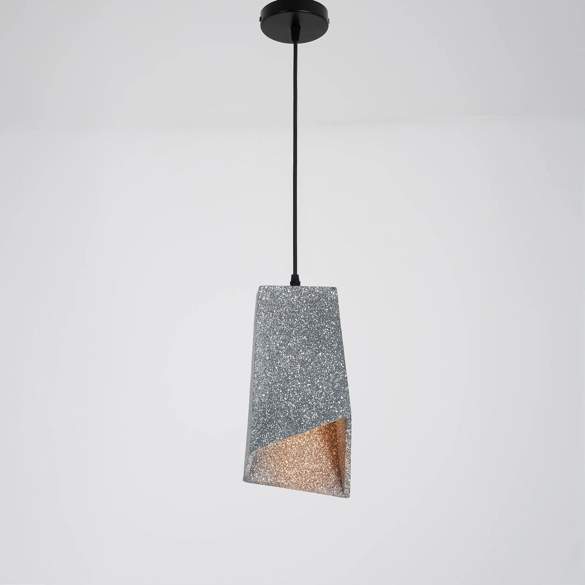 Concrete ceiling medallion in gray color model WDD-041 – Elegant modern design from Oscar Furniture