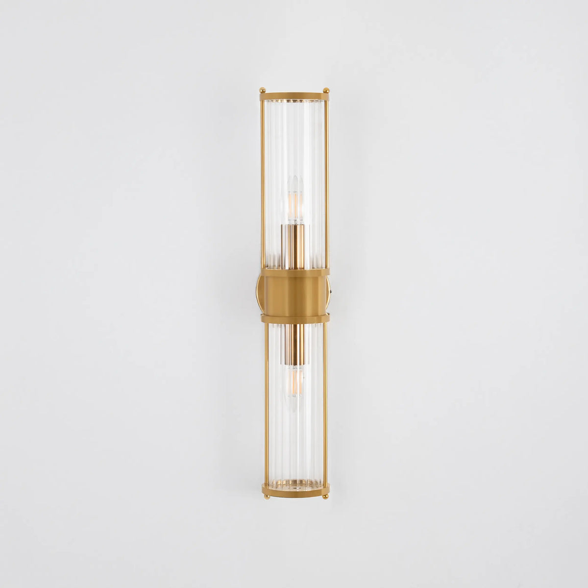 Wall sconce metal and transparent glass model WDD-056 – Elegant design with modern lighting from Oscar Furniture