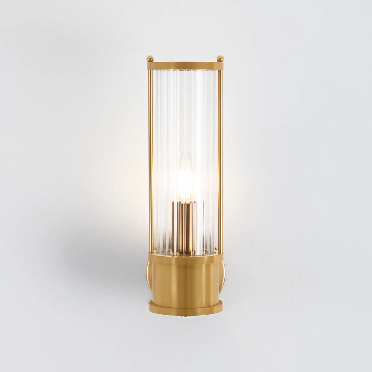 Wall sconce metal and transparent glass model WDD-057 – luxurious modern design from Oscar Furniture