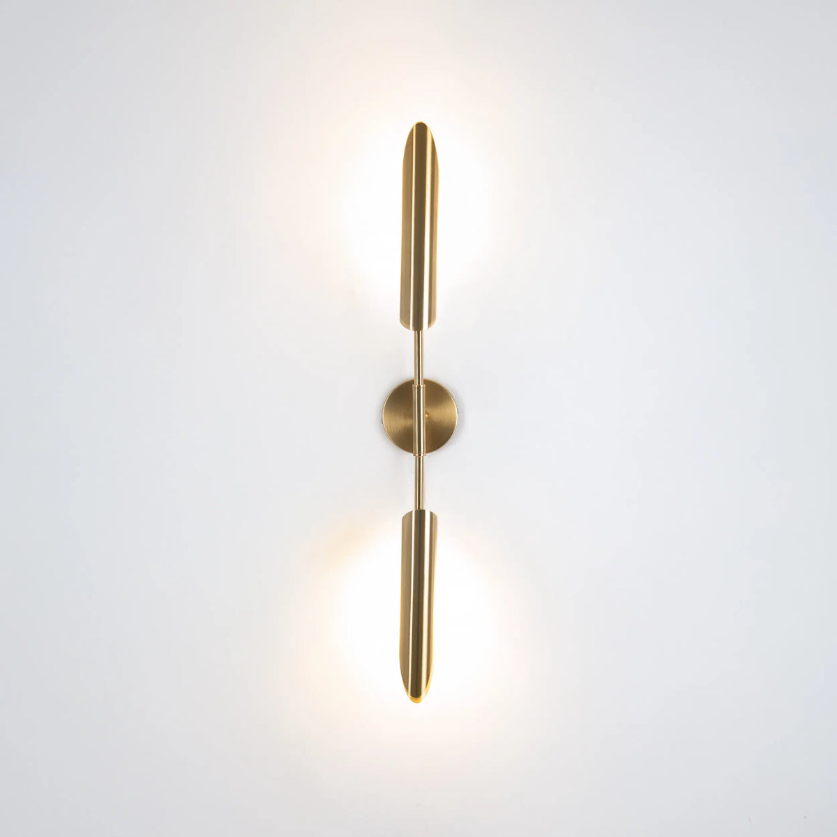 Double Metal Wall Sconce in Gold Color Model WDD-058 – Luxury Design with Modern Lighting from Oscar Furniture
