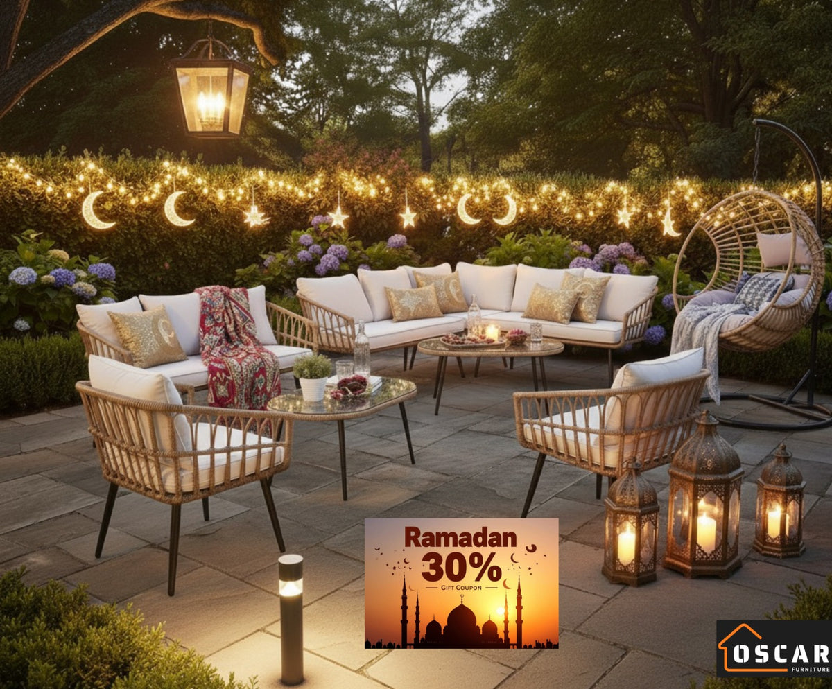 Sydney One Luxury Wicker Set for 10 People with Swing and Special Gifts