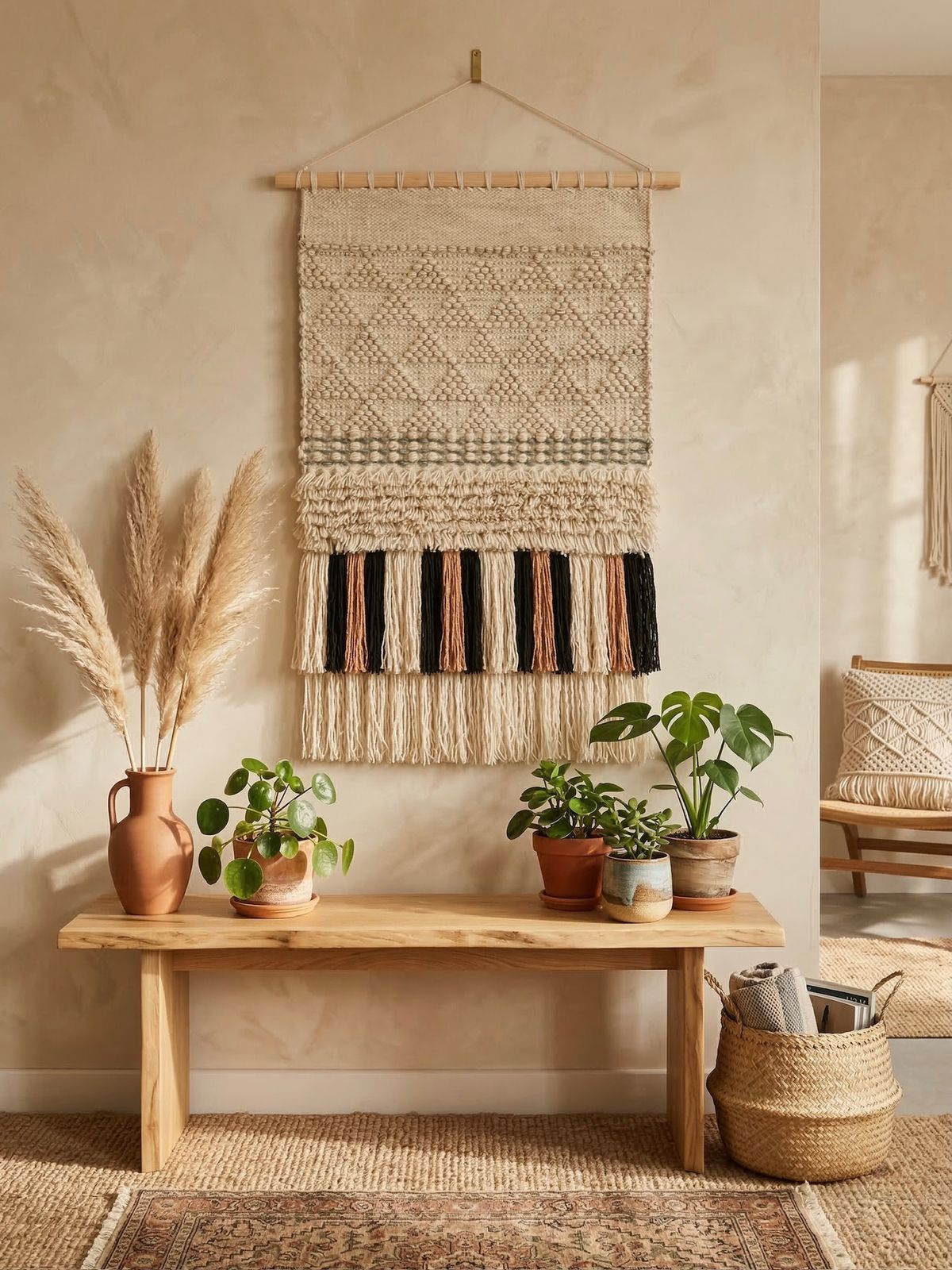 Handmade wool wall rug from Oscar Furniture – Rof-197