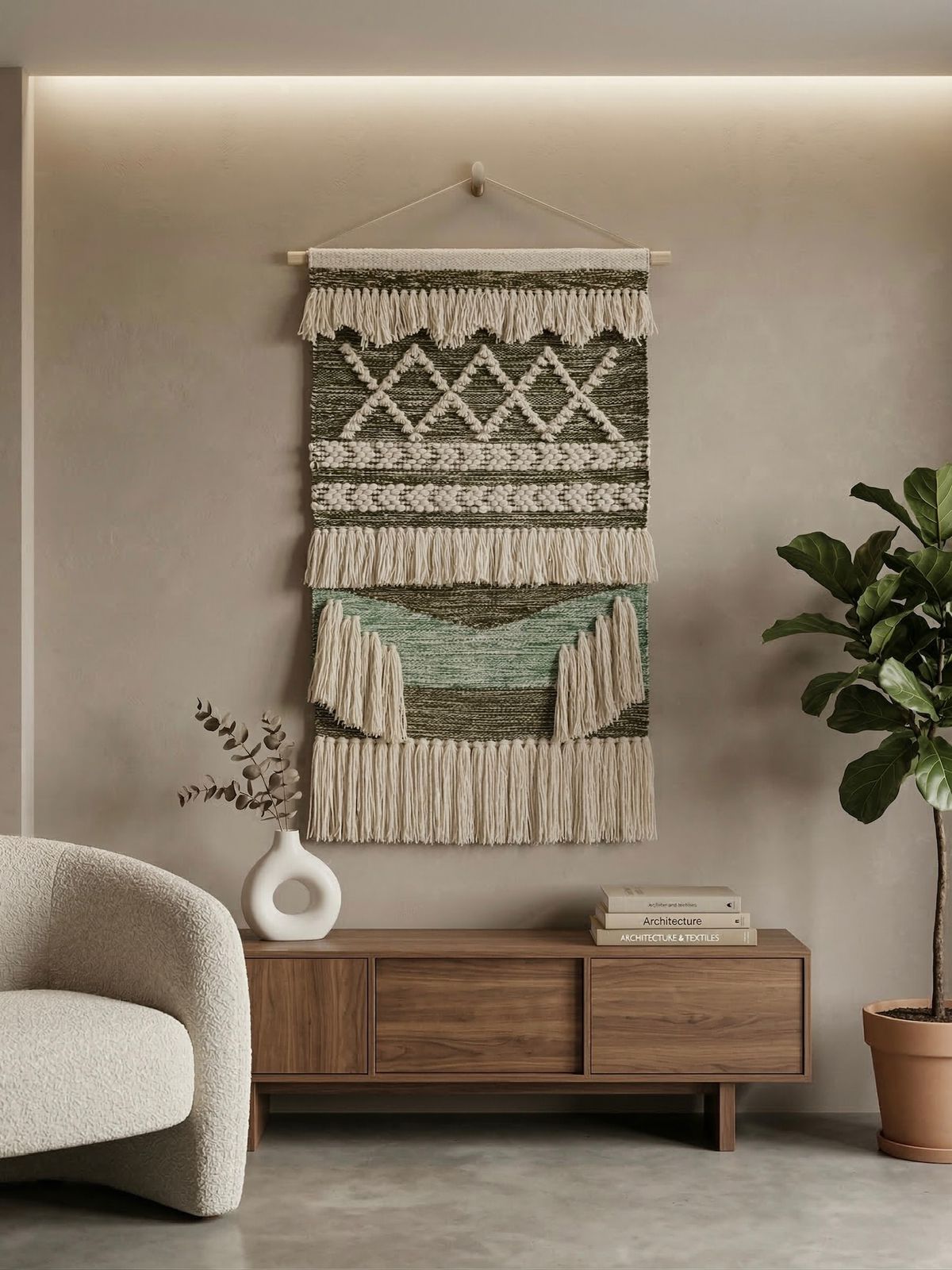 Handmade wool wall rug from Oscar Furniture – Rof-199
