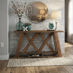 Natural wood console - 120X 90 - ELG-025
