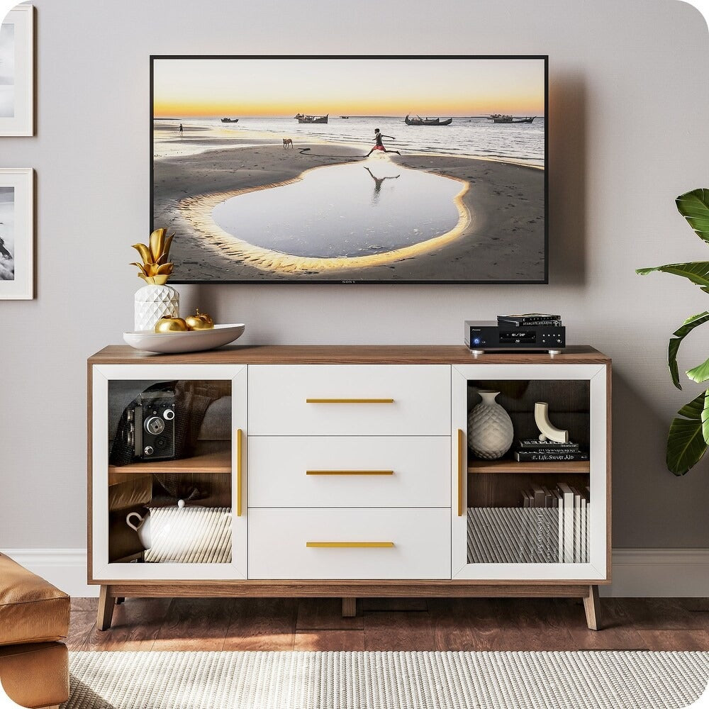 Three-drawer, two-door sideboard from Oscar Furniture-OFF-MD-008