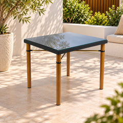 L-shaped aluminum corner and table - OS-332