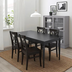 Dining table - 5 pieces of high quality beech wood - KYN-176