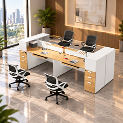 Spanish MDF wood workstation - CEM-002