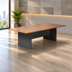 Meeting table - 240x120 - Spanish MDF wood with metal chassis - CEM-046