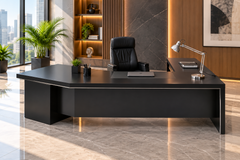 High-quality Spanish MDF wooden executive desk – modern and durable design | CEM-161